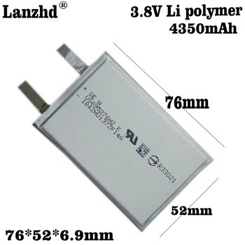 3,8 В 4350 мАч литий-полимерная LiPo аккумуляторная батарея для ноутбука Power Bank, PSP, переносной планшетный ПК 695276