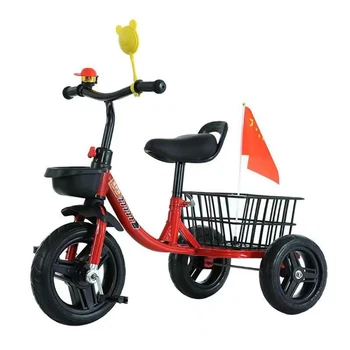 Противоскользящая шина Детский велосипед Прочный Велосипед с тремя колесами Для Предотвращения Опрокидывания Амортизирующее Транспортное средство