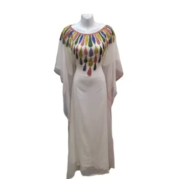 Дубайский кафтан Абайя Макси Современный Марокканский кафтан Необычное платье Фараша длиной до пола