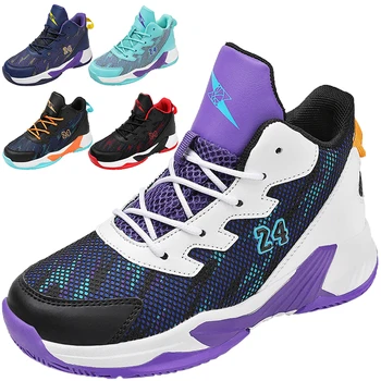 Модная молодежная детская спортивная обувь для активного отдыха, обувь для мальчиков и девочек, баскетбольная обувь для школьных спортивных тренировок, обувь для студентов 31-40