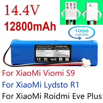 Замена Для XiaoMi Lydsto R1 Roidmi Eve Plus Viomi S9 Робот Пылесос Аккумулятор Емкостью 12800 мАч Аксессуары Запчасти
