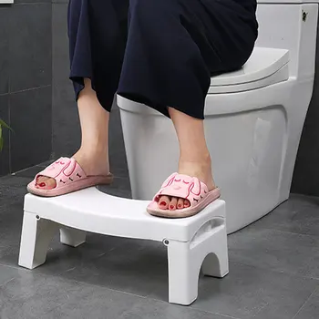 Утолщенный коврик для унитаза скамеечка для ног унитаз для сидения на корточках пластиковый табурет для сидения на корточках портативные принадлежности в упаковке