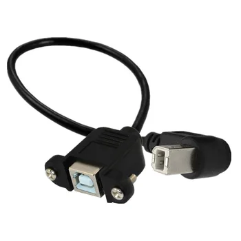 удлинительный кабель USB-B длиной 0,5 м, удлинительный кабель для порта печати USB, удлинительный кабель для печати, кабель для подключения панели от мужчины к женщине