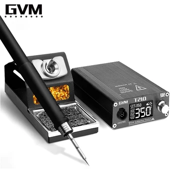 Электрическая паяльная станция GVM T210, профессиональный телефон, процессор, материнская плата, разборка, ремонт, плата, сварочный инструмент BGA