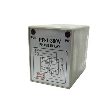 Новый оригинальный контроллер реле последовательности фаз PR-1-220V PR-1-380V