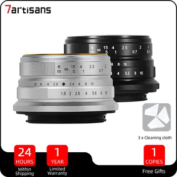 объектив 7artisans 25 мм F1.8 с ручной фокусировкой APS-C Prime для Sony E Fuji X Canon EOS-M Olympus Panasonic M4/3 M43 Mount