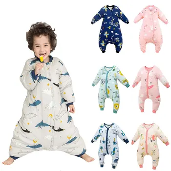 Детские Спальные мешки Four Seasons 25-36 м, детский термальный спальный мешок с раздельными ножками, детский спальный мешок для девочек и мальчиков