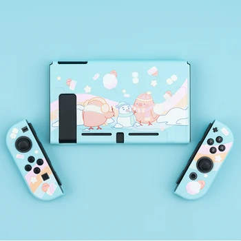 2021 Новый Милый Мультяшный чехол с полным покрытием для Nintendo Switch, чехол для контроллера JoyCon, мягкий чехол из ТПУ для Аксессуаров Nintendo Switch