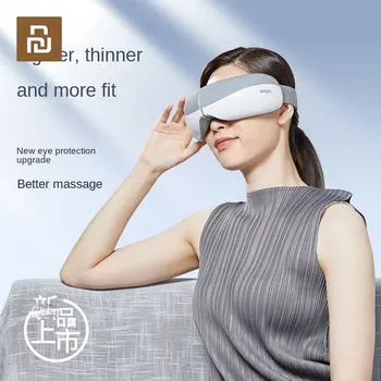 Новый 2022 Youpin Pangao Умный Массажер для глаз С Подогревом Под давлением Воздуха, Складной, Управление одной кнопкой, Bluetooth, Маска для глаз, 5 Режимов