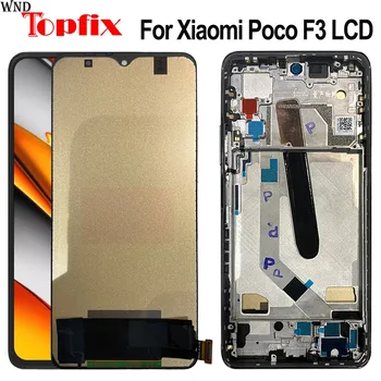 Качество TFT Для Xiaomi Poco F3 LCD M2012K11AG Дисплей Сенсорный экран Дигитайзер В Сборе Для Poco F3 Замена ЖК-экрана