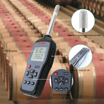 Цифровые датчики окружающей среды, прибор для тестирования RHT, Измеритель влажности, Калибратор температуры для промышленного