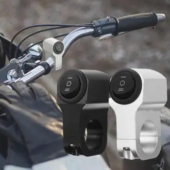 Кнопка включения/выключения фары на руле мотоцикла Из алюминиевого сплава, водонепроницаемый переключатель противотуманных фар для скутера ATV