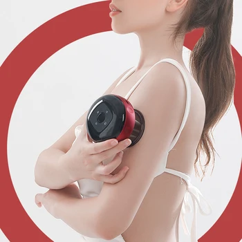 Электрический баночный Массажер для китайской медицинской терапии, вакуумные присоски с функцией вибрации, Соскабливание Гуаши для расслабления всего тела