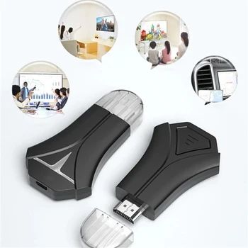 K12 Mini TV Stick Wifi Дисплей-Ресивер, Совместимый с HDMI 1080P, Литой Зеркальный экран, подходящий для Miracast Anycast Airmirror