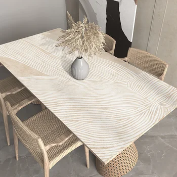 Обеденный коврик, обеденный стол, чайный столик, скатерть, кожаный коврик для стола в стиле INS, фабрика одноразовых изделий из ПВХ