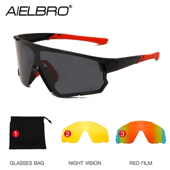 Мужские солнцезащитные очки AIELBRO, Комплекты велосипедных очков, Велосипедные Солнцезащитные очки, Поляризованные Велосипедные очки UV400, Солнцезащитные очки, Женские очки 2021