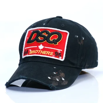 Бренд Dsq2 Мужские Бейсболки Высокого Качества Из Хлопка DSQ2 с Вышивкой буквами Мужские И Женские Бейсболки в стиле Хип-Хоп Snapback Hat Dad Hats