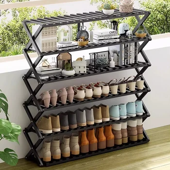 Показать Стеллаж для обуви Компактный Шкаф Буфет Обеденный Стеллаж для обуви Дизайнерские растительные Тапочки Вертикальная Офисная мебель Zapatero