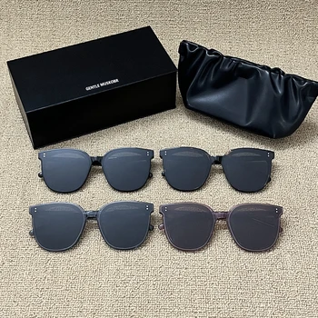 Нежные солнцезащитные очки Myma Для Мужчин И женщин, Винтажный роскошный бренд, Дизайнерская обувь, GM Trend, Ацетатные Квадратные Модные солнцезащитные очки Monster UV400