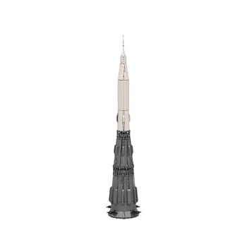 Масштаб 1: 110, Советская Ракета-носитель N1 Moon, Строительный блок, комплект для исследования космического пространства, Ракета, Кирпичная модель, Научная игрушка, подарок для детей