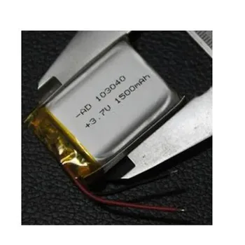 2 шт./лот 103040 3,7 В 1500 мАч литий-ионная литий-полимерная аккумуляторная батарея для мини-динамика