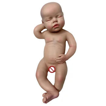 20-Дюймовая 3D Окрашенная Кожа Bebe Кукла Реборн, Силиконовая кукла для всего Тела, может пить и писать, Ручная Реалистичная Кукла для Новорожденных