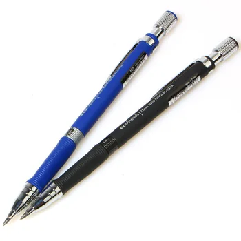 Специальный карандаш 1шт 2,0 мм Черный Грифель, Механический карандаш для рисования, синий/черный для школьных и офисных канцелярских принадлежностей