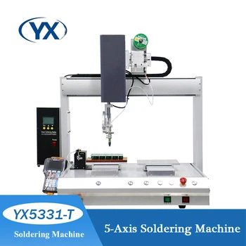 Робот для пайки печатных плат YX5331-T, Автоматическая Машина Для Подачи олова, Роботизированный Припой для Сварки печатных плат, Паяльная Машина для Железа