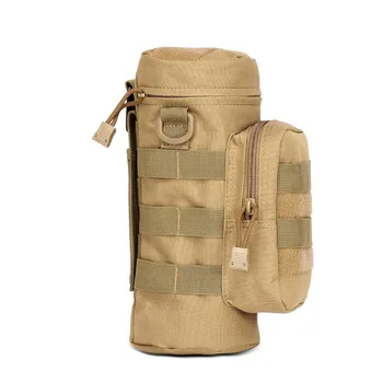 Тактика Камуфляж Военная Поясная сумка-термос с подвешенной сумкой для путешествий на открытом воздухе, Альпинизм, Охота, сумка для чайника