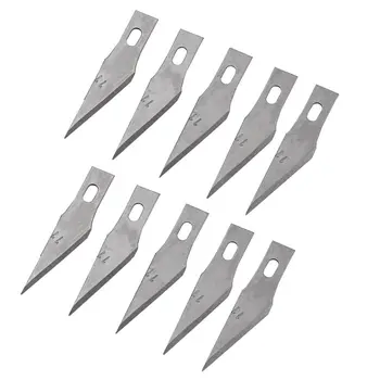 Металлический Скальпель, набор инструментов для ножей, нескользящий резак, нож для гравировки и 5 шт. лезвий, инструмент 
