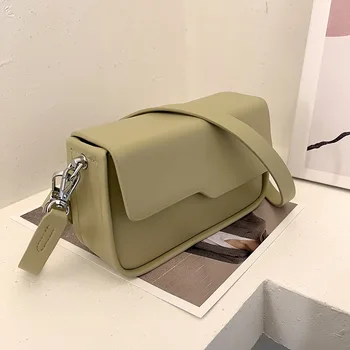 Женская сумка 2023 Модная Новая Простая сумка через плечо с текстурой подмышки, сумка через плечо в иностранном стиле