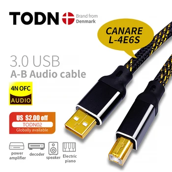 USB-кабель Canare Hi-Fi DAC A-B Alpha 4N OFC Digital AB Audio A-B высококачественный Hifi-кабель для передачи данных типа A-Type B.