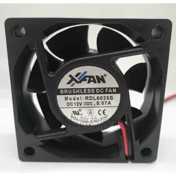Новый вентилятор охлаждения процессора для XFAN RDL6025S DC12V 0.07A 6025 6 см Вентилятор охлаждения 60*60*25 мм