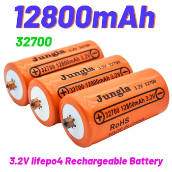 Прочная аккумуляторная батарея Lifepo4 емкостью 32700 12800 мАч 3,2 В Профессиональная литий-железо-фосфатная аккумуляторная батарея с винтом
