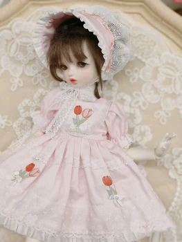 Одежда для куклы Dula Платье с розовым цветком тюльпана юбка брюки Azone Licca ICY JerryB 1/6 Аксессуары для куклы Bjd