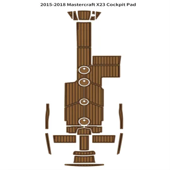 2015-2018 Mastercraft X23 Коврик для кокпита, лодка, Пенопласт EVA, Палубный коврик из искусственного тика