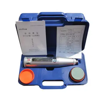 Портативное испытательное оборудование Schmidt Hammer, измеритель упругости, молоток для испытания бетона на отскок (синий футляр для инструмента) HT-225B