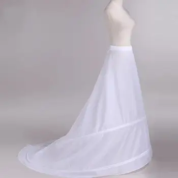 Новая нижняя юбка с кринолином, 2 обруча, белая свадебная нижняя юбка для свадебной вечеринки