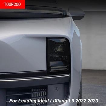 Для ведущих Ideal LiXiang L9 2022 2023 Автомобильные фары С оттенком Дымчато-черной защитной пленки Из прозрачного ТПУ