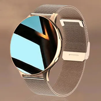 LIGE, Новые модные женские Смарт-часы с Bluetooth-вызовом, Полноэкранный сенсорный Водонепроницаемый смарт-браслет, Пульсометр, Женские Умные часы