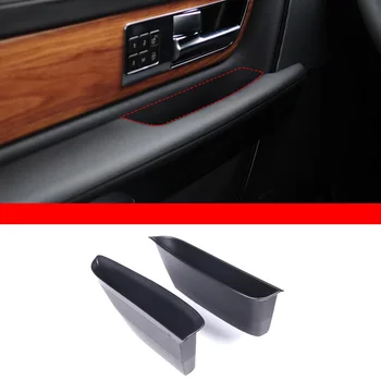 Для 2010-2013 Land Rover Range Rover Sport ABS, черный автомобильный стайлинг, Внутренняя дверная ручка, коробка для хранения, лоток для телефона, Автоаксессуары