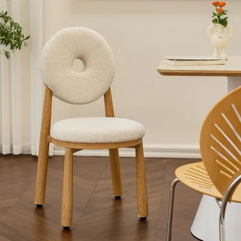 Минималистичный Дизайнерский стул с современной Спинкой, Стул для гостиной, Мягкий Стул, Обеденный Стул, Скандинавская мебель для дома