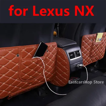 Для Lexus NX200 NX300 H NX200T NX Автомобильный Коврик Для Защиты заднего сиденья От Ударов, Защитный Коврик Для заднего Подлокотника 2020 2019 2018 2017 2016