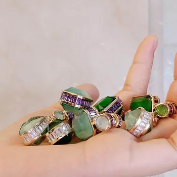 роскошные зеленые серьги с квадратной геометрией, женские фиолетовые великолепные винтажные серьги waterdrop pedant cube, нефритовый шарм, свадебные украшения, Дубайская невеста