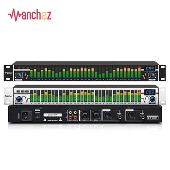 Manchez 31-полосный графический эквалайзер аудио цифровой эквалайзер аудио профессиональная звуковая система идеальное караоке для дома