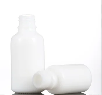 15 мл белая пустая стеклянная бутылка лосьон эмульсия эссенция масло жидкая сыворотка комплексное восстановление косметическая упаковка для ухода за кожей