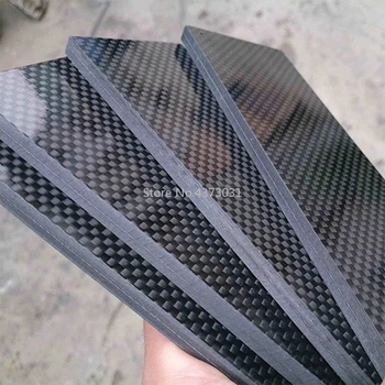 1 шт Карбоновая доска 3K для DIY Материал рукоятки ножа Саржевый производственный материал