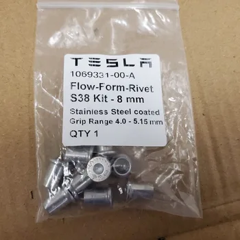 Деталь # 1069331-00-A (10 шт.) Для заклепки Tesla из нержавеющей стали Flow Form Rivet S38 Kit - Диапазон захвата 8 мм 4,0-1,5 мм Высокое качество