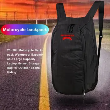 Водонепроницаемый Мотоциклетный рюкзак Мотоциклетный рюкзак для мужчин, мотоциклетный рюкзак, сумка со светодиодной подсветкой, мужской уличный рюкзак