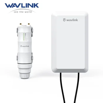 Беспроводная точка доступа Wavlink высокой мощности на открытом воздухе, большая дальность действия, водонепроницаемая, с питанием POE и направленной антенной
